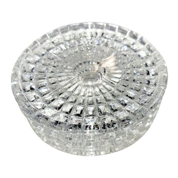 Vintage Blarney Genuine 24% Lead Crystal Set Of 4 Coasters Scalloped Design - Picture 2 of 6